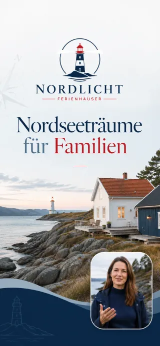 Beispiel-Reel der Demo-Marke Nordlicht Ferienhäuser